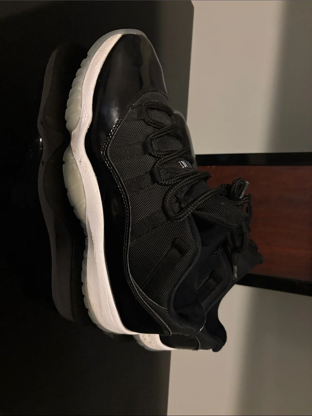 Men's Black Low-Top Jordans